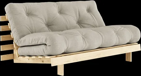 Karup Design Roots Sovesofa m. Madrass 160x200 914 Lin/Furu
