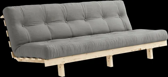 Karup Design Lean Sovesofa Med Alpha Madrass 130x200 Grå/Raw