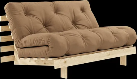 Karup Design Roots Sovesofa M. Madrass 140x200 755 Mocca/Furu