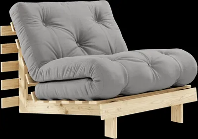 Karup Design Roots Sovesofa M. Madrass 90x200 746 Grå/Furu
