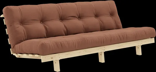 Karup Design Lean Sovesofa Med Alpha Madrass 130x200 Clay Brown/Raw